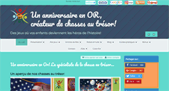 Desktop Screenshot of anniversaire-en-or.com